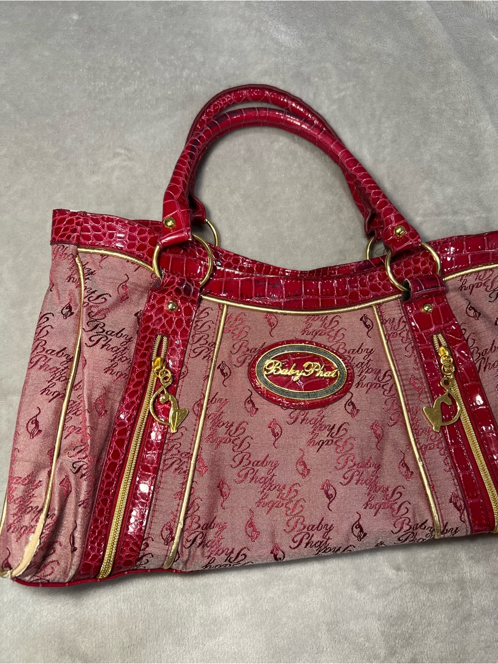 Baby phat Y2K tote shoulder bag - Picture 3 of 9